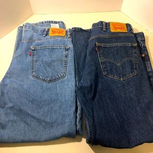 Two Pair of Mens Levi’s 550 Jeans 38x32